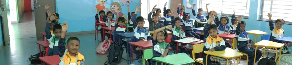 International boarding school classroom learning